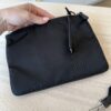 Prada Re-Nylon Saffiano Re-Edition 2000 Double Zip Crossbody Bag Black