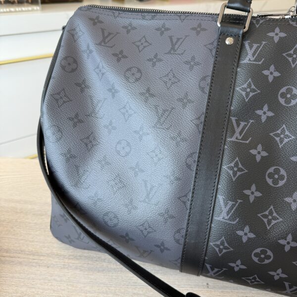 Louis Vuitton Monogram Eclipse Keepall Bandoulière 50