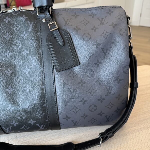 Louis Vuitton Monogram Eclipse Keepall Bandoulière 50
