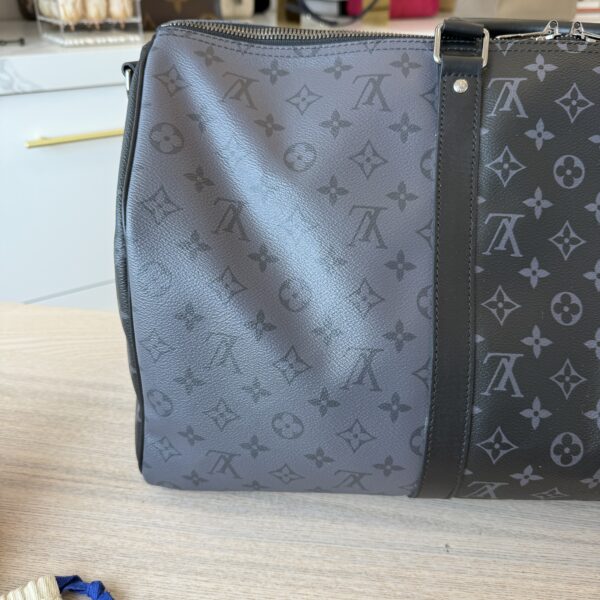 Louis Vuitton Monogram Eclipse Keepall Bandoulière 50