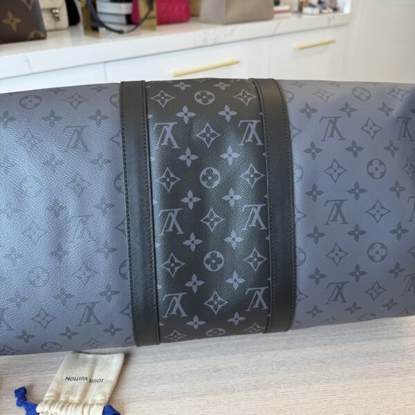 Louis Vuitton Monogram Eclipse Keepall Bandoulière 50