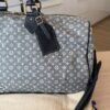 Louis Vuitton Encre Monogram Idylle Canvas Speedy Voyage 45 Travel Bag