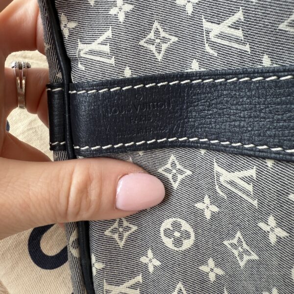 Louis Vuitton Encre Monogram Idylle Canvas Speedy Voyage 45 Travel Bag