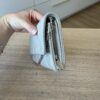 Christian Dior Metallic Silver Lambskin Wallet on Chain