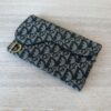 Christian Dior Saddle Flap Wallet Trotter Canvas