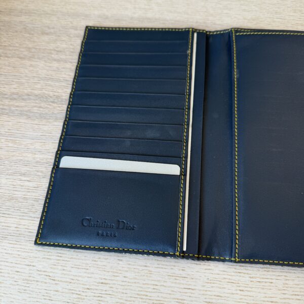 Christian Dior Saddle Flap Wallet Trotter Canvas