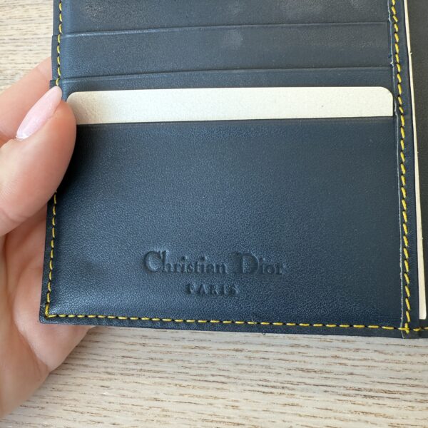 Christian Dior Saddle Flap Wallet Trotter Canvas