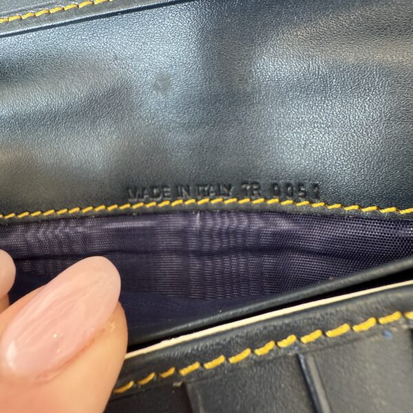 Christian Dior Saddle Flap Wallet Trotter Canvas