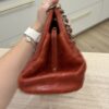 Chanel Red Crinkles Calfskin Leather Just Mademoiselle Bowling Bag