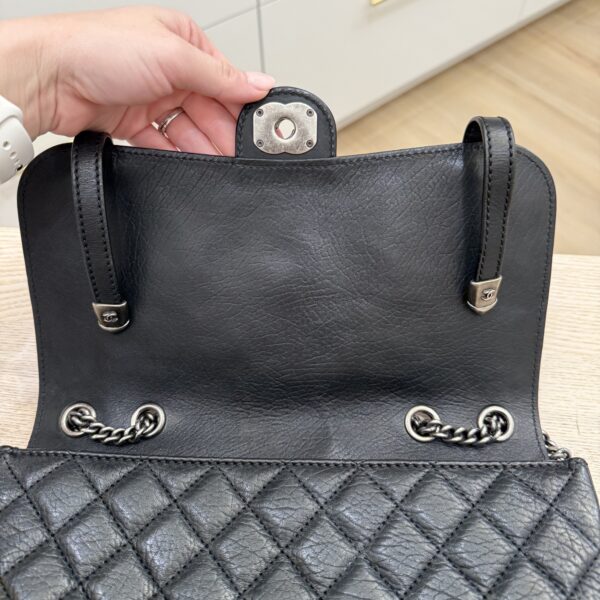 Chanel Paris-Dallas Flap Messenger Bag Quilted Studded Leather Medium