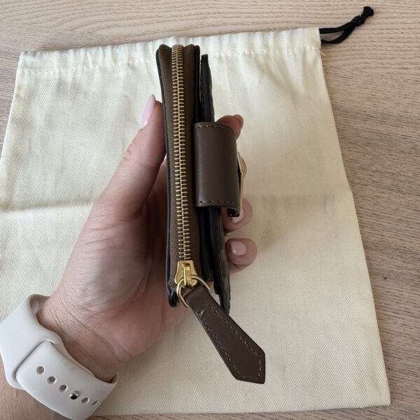 Fendi FF Diamonds Wallet Brown and black FF leather wallet