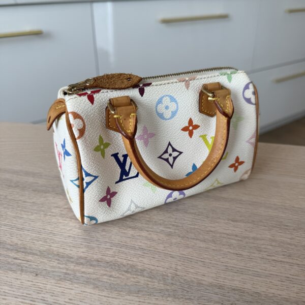 Louis Vuitton Monogram Multicolor Mini Sac HL Speedy White