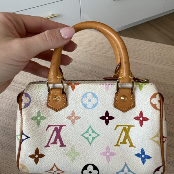 Louis Vuitton Monogram Multicolor Mini Sac HL Speedy White