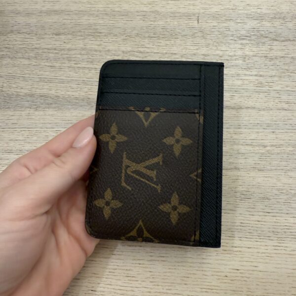 Louis Vuitton Reverse Monogram Side Up Card Holder $415
