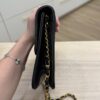 Chanel Black 24K Gold Classic Single Flap Black (Vintage)
