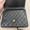 Chanel Black 24K Gold Classic Single Flap Black (Vintage)