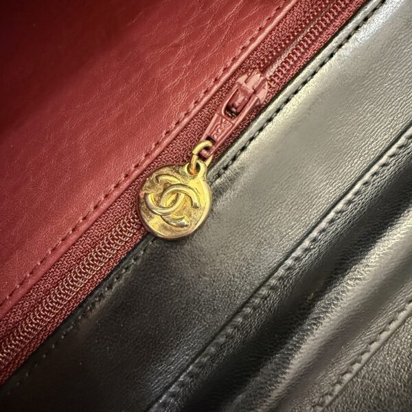 Chanel Black 24K Gold Classic Single Flap Black (Vintage)