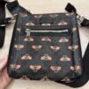 Gucci GG Supreme Monogram Web Messenger Bag Black Multicolor