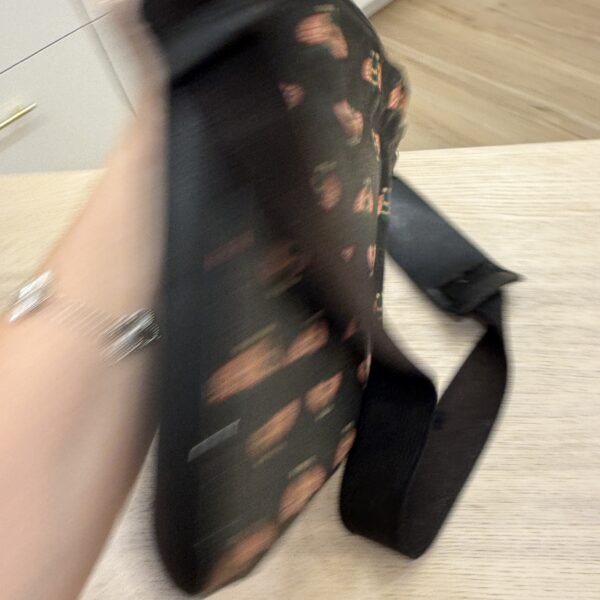 Gucci GG Supreme Monogram Web Messenger Bag Black Multicolor