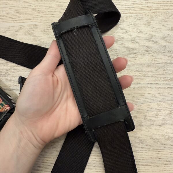 Gucci GG Supreme Monogram Web Messenger Bag Black Multicolor