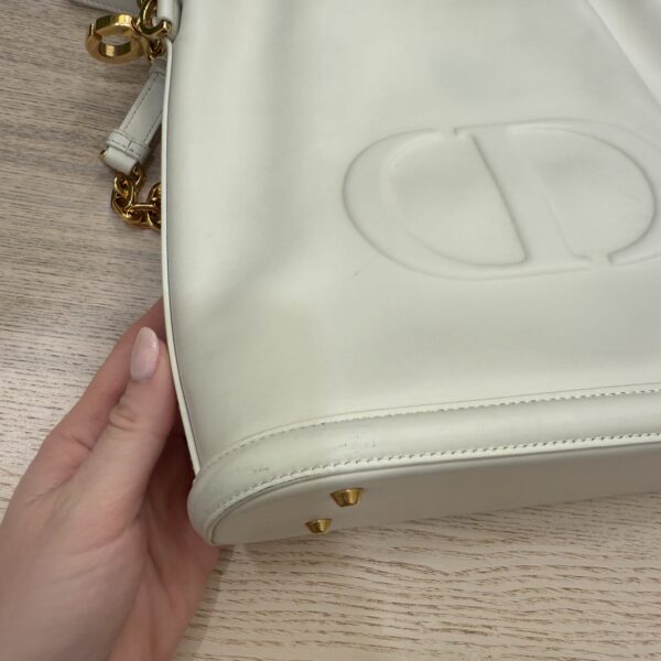 Christian Dior Calfskin CD Embossed Medium C'est Dior Bag