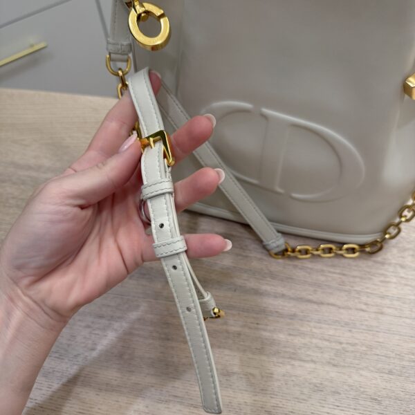 Christian Dior Calfskin CD Embossed Medium C'est Dior Bag