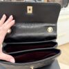 Chanel Lambskin Quilted Small Trendy CC Dual Handle Flap Bag Black Gold Hardware