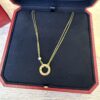 Cartier 18K Gold 2 Diamond LOVE Necklace