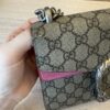 Gucci GG Supreme Monogram Mini Dionysus Shoulder Bag Pink