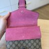 Gucci GG Supreme Monogram Mini Dionysus Shoulder Bag Pink