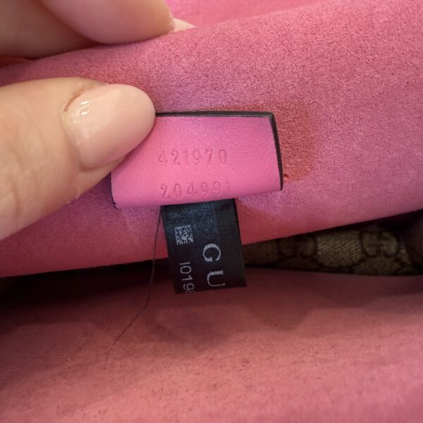 Gucci GG Supreme Monogram Mini Dionysus Shoulder Bag Pink