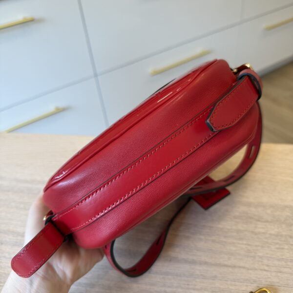 Louis Vuitton Red Monogram Vernis Boite Chapeau Souple MM Bag