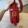 Louis Vuitton Red Monogram Vernis Boite Chapeau Souple MM Bag