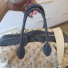 Louis Vuitton Limited Edition Blue Monogram Denim Speedy Round Large Bag