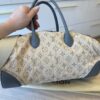 Louis Vuitton Limited Edition Blue Monogram Denim Speedy Round Large Bag