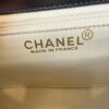 Chanel Lambskin Perforated Medium Single Flap Bag Black White