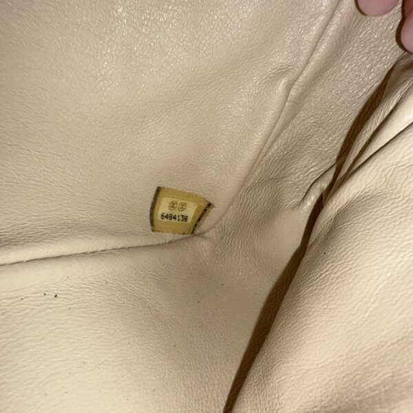 Chanel Lambskin Perforated Medium Single Flap Bag Black White