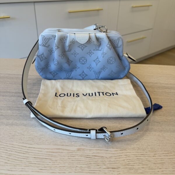 Louis Vuitton Scala Pouch Bag Mahina Leather Mini
