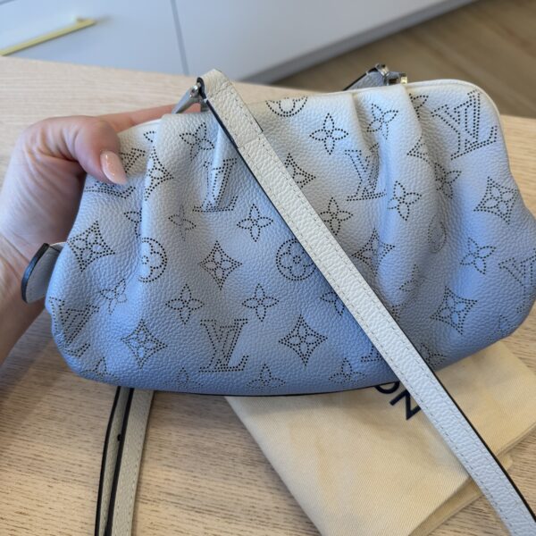 Louis Vuitton Scala Pouch Bag Mahina Leather Mini