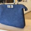 Fendi Peekaboo Soft Medium Denim-Effect Blue Leather Bag