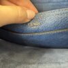 Fendi Peekaboo Soft Medium Denim-Effect Blue Leather Bag