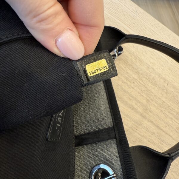 Chanel Canvas Deauville Large Shopping Tote Bag