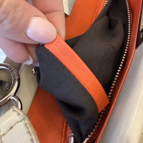 Fendi Vitello Morgan Shiny Nappa Medium Peekaboo Iconic Satchel