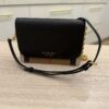 Burberry Black/Beige House Check Canvas and Leather Hampshire Crossbody Bag
