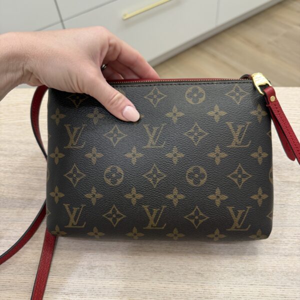 Louis Vuitton Damier Ebene Twice Cerise