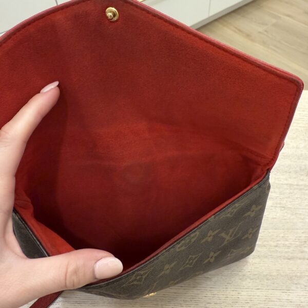 Louis Vuitton Damier Ebene Twice Cerise