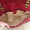 Gucci Matelasse Small GG Marmont Shoulder Bag Red