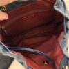 Chanel CC Drawstring Backpack Quilted Denim with Calfskin Medium