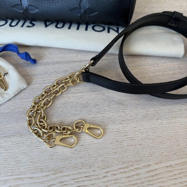 Louis Vuitton Empreinte Monogram Giant Speedy Bandouliere 20 Black