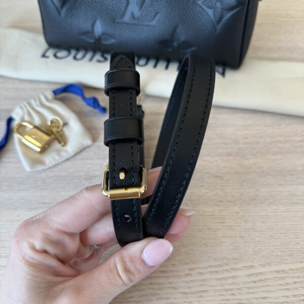 Louis Vuitton Empreinte Monogram Giant Speedy Bandouliere 20 Black